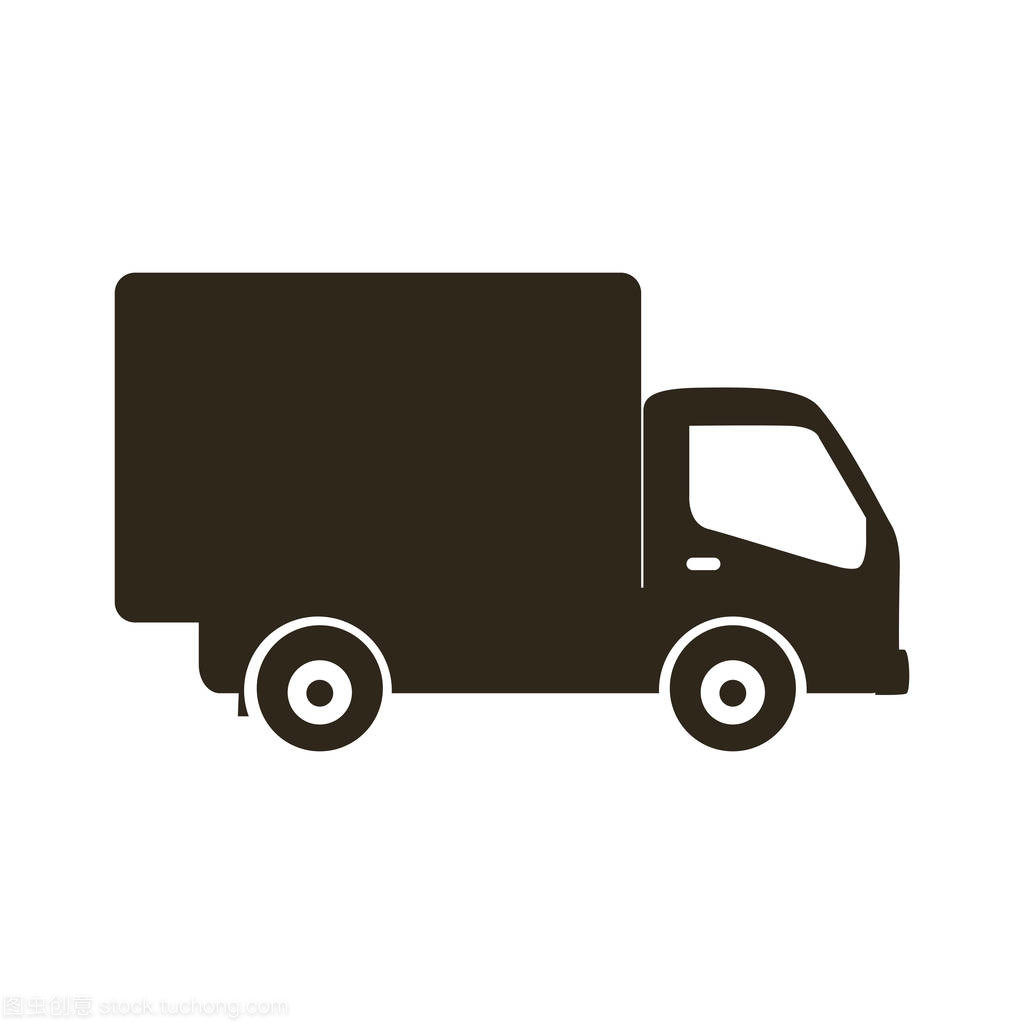 剪影運輸 卡車與貨車圖標在現代物流中的應用